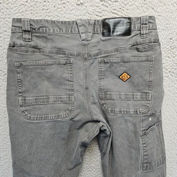 Off Grid Trail Blazer Pants Mens 32x32 Black Canvas Taper Fit - Picture 9 of 15